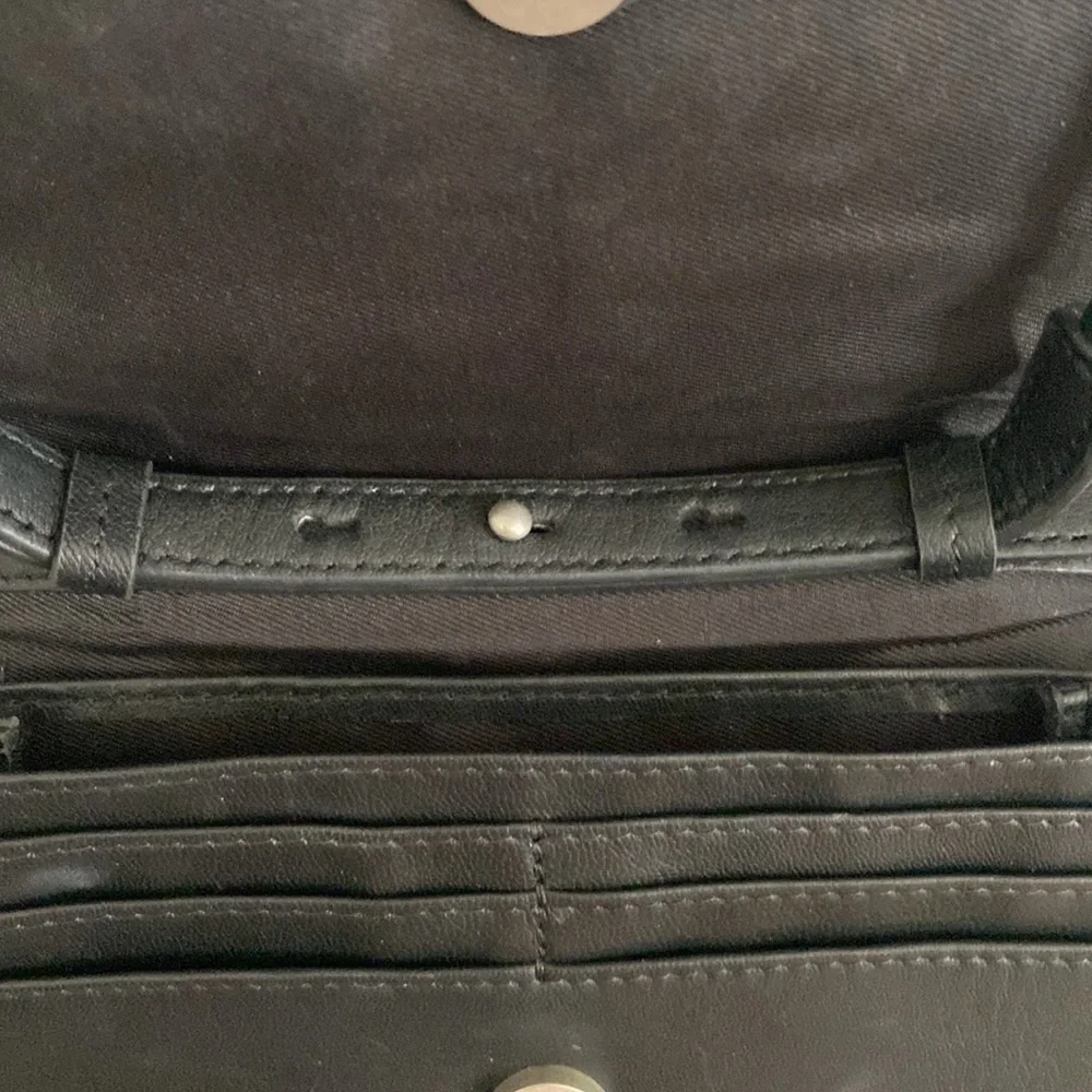 LUCKY BRAND Women’s Black Crossbody Bag with Easy Sliding Adjustable Strap